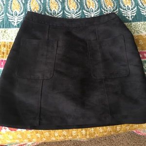 Suede Old Navy Skirt